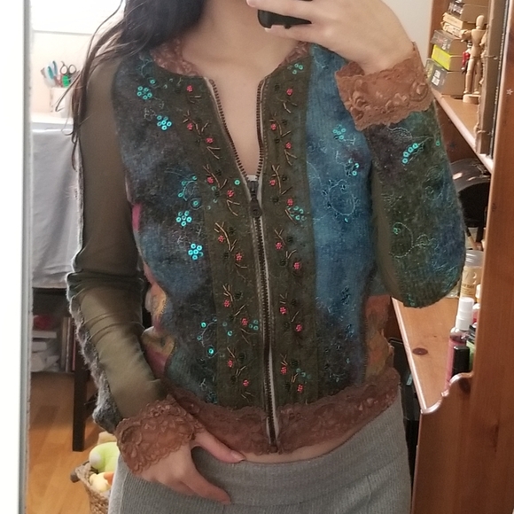 Lulu. H mesh fairy zip up - Picture 5 of 7